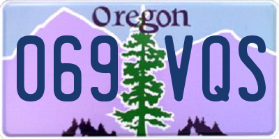 OR license plate 069VQS
