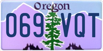 OR license plate 069VQT