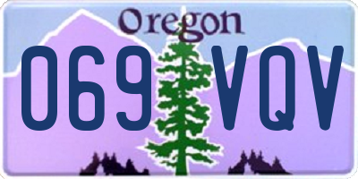 OR license plate 069VQV