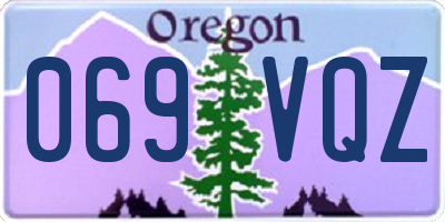 OR license plate 069VQZ