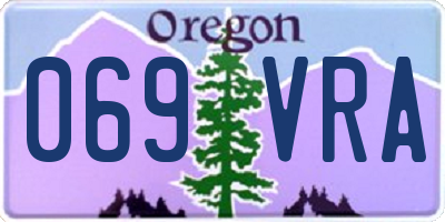 OR license plate 069VRA