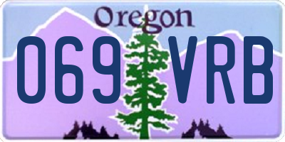 OR license plate 069VRB