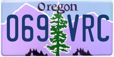 OR license plate 069VRC