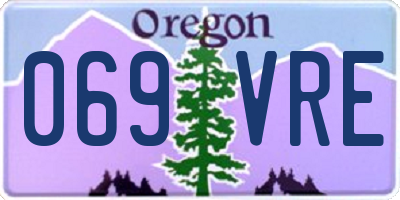 OR license plate 069VRE