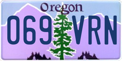 OR license plate 069VRN
