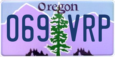 OR license plate 069VRP