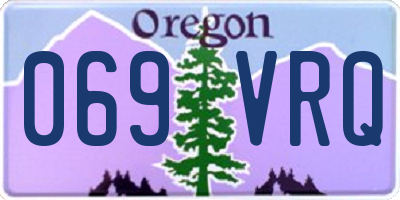 OR license plate 069VRQ