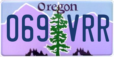 OR license plate 069VRR