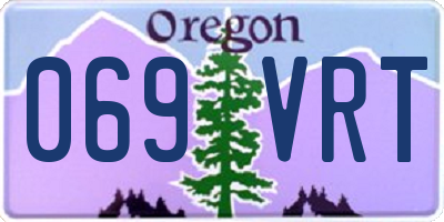 OR license plate 069VRT
