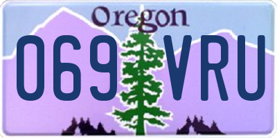 OR license plate 069VRU
