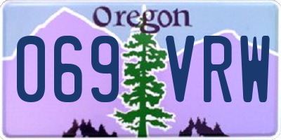 OR license plate 069VRW