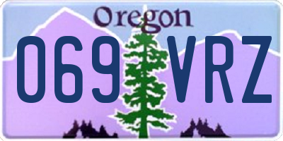 OR license plate 069VRZ