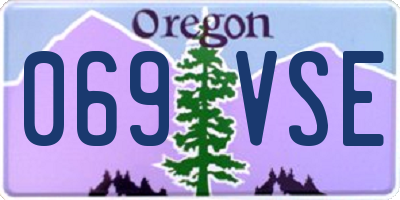 OR license plate 069VSE