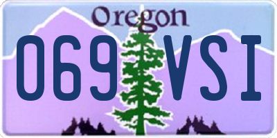 OR license plate 069VSI