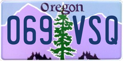 OR license plate 069VSQ