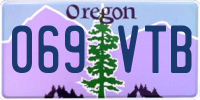 OR license plate 069VTB