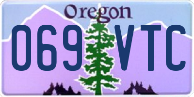 OR license plate 069VTC