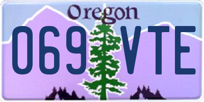 OR license plate 069VTE