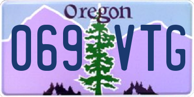 OR license plate 069VTG