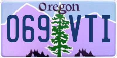 OR license plate 069VTI
