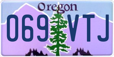 OR license plate 069VTJ
