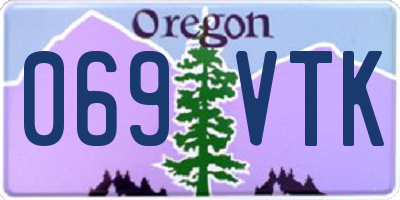 OR license plate 069VTK