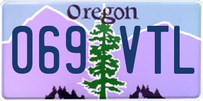 OR license plate 069VTL