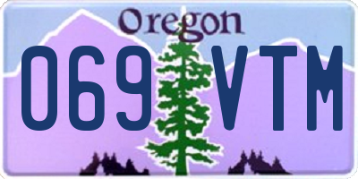 OR license plate 069VTM