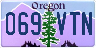 OR license plate 069VTN