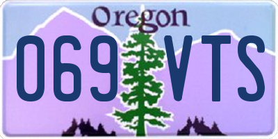 OR license plate 069VTS
