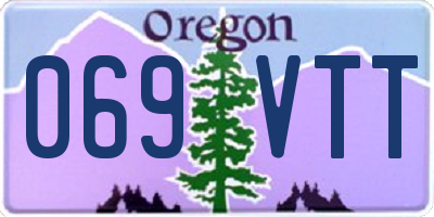 OR license plate 069VTT