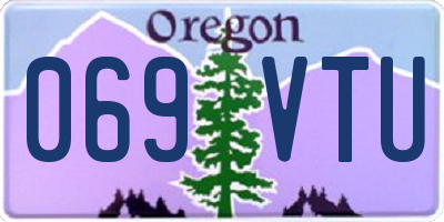 OR license plate 069VTU