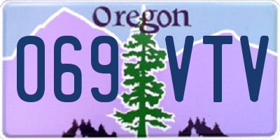 OR license plate 069VTV