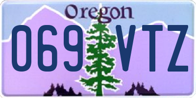 OR license plate 069VTZ