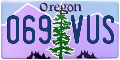 OR license plate 069VUS