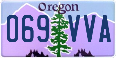 OR license plate 069VVA