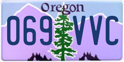 OR license plate 069VVC
