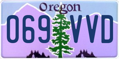 OR license plate 069VVD
