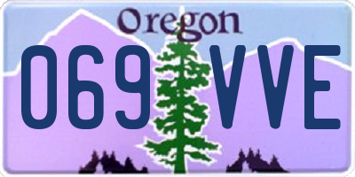 OR license plate 069VVE
