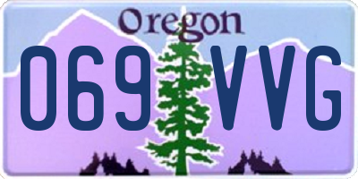 OR license plate 069VVG