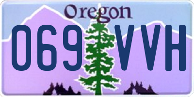 OR license plate 069VVH