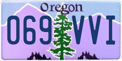 OR license plate 069VVI