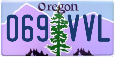 OR license plate 069VVL