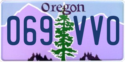 OR license plate 069VVO