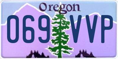 OR license plate 069VVP