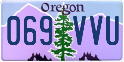 OR license plate 069VVU