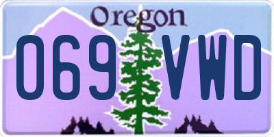 OR license plate 069VWD