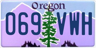 OR license plate 069VWH