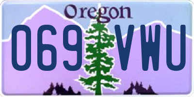 OR license plate 069VWU