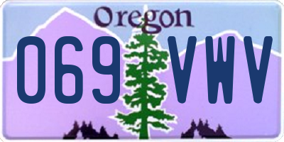 OR license plate 069VWV